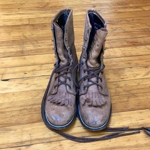 Resoled Leather boots